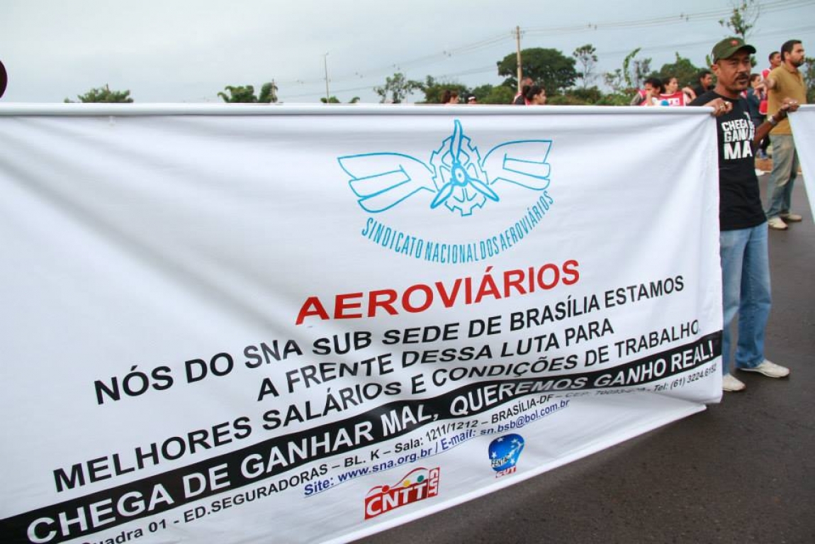 Imagem de Aeroviários fazem abaixo assinado contra Federação pelega