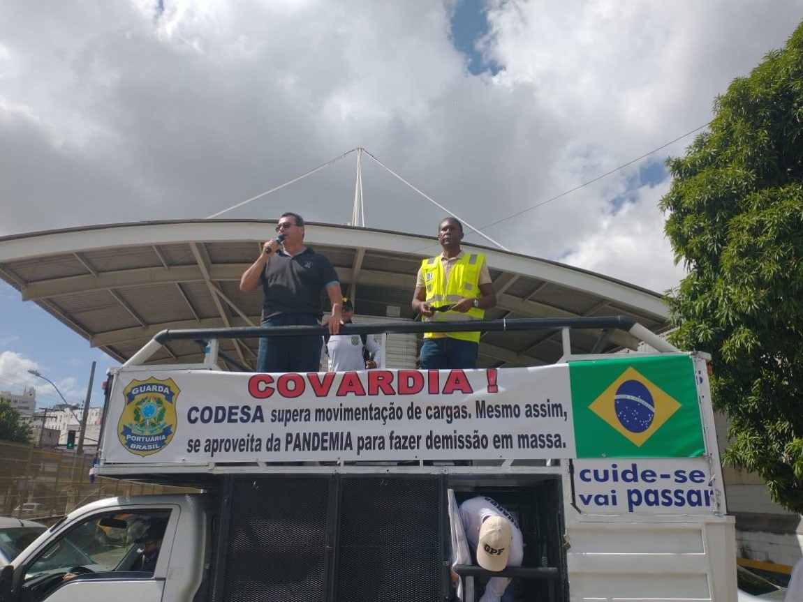 Imagem de Espírito Santo: Portuários intensificarão manifestações em defesa dos empregos e contra a privatização da CODESA 