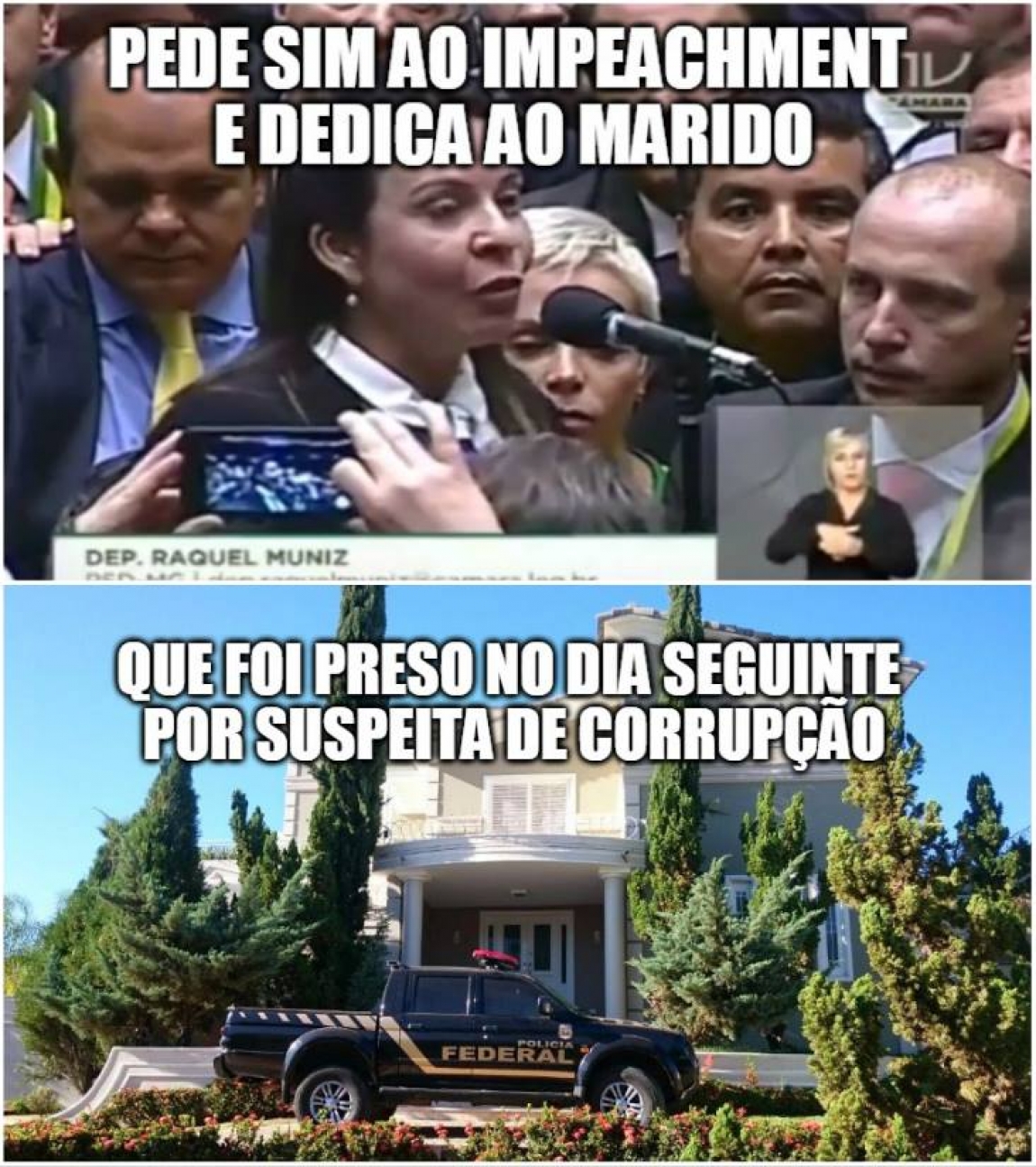 Imagem de Marido corrupto de deputada a favor do impeachment é preso pela PF