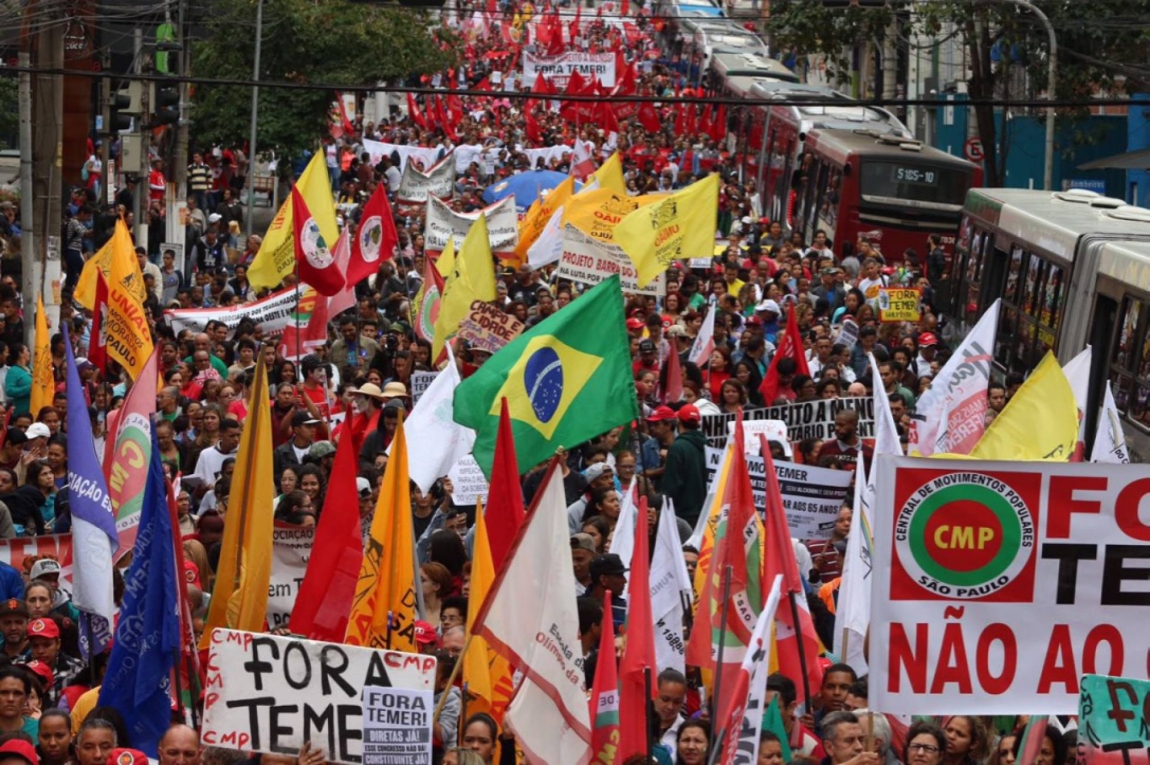 Imagem de “Fora Temer” marca o  Grito dos Excluídos pelo Brasil