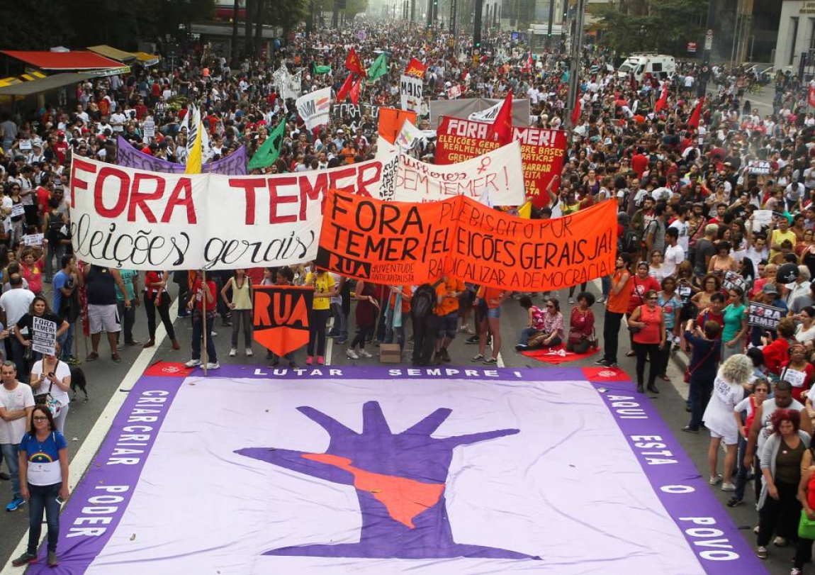 Imagem de SP: Novo Fora Temer na Paulista será realizado no domingo (18)