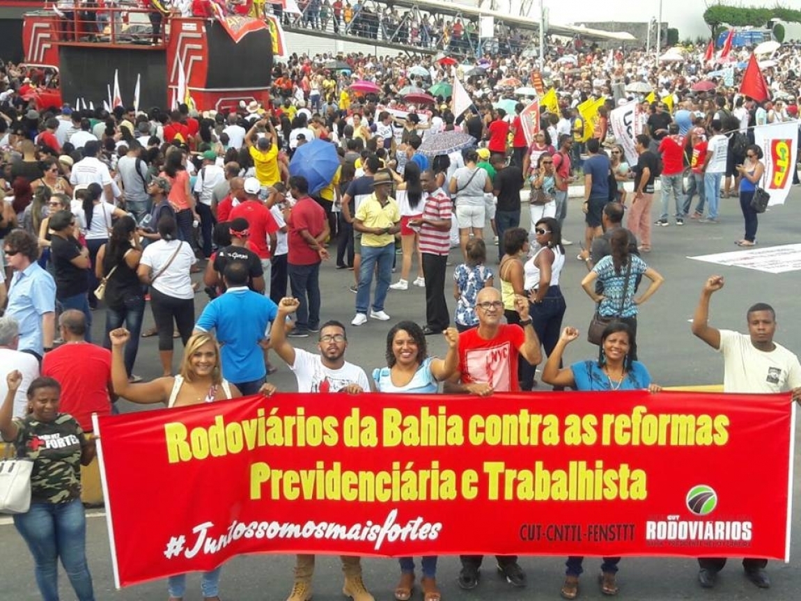 Imagem de Bahia: Rodoviários participarão de atos na segunda-feira (19)