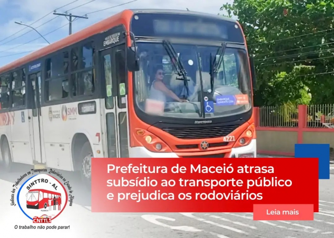 Imagem de Prefeitura de Maceió atrasa subsídio ao transporte público e prejudica rodoviários