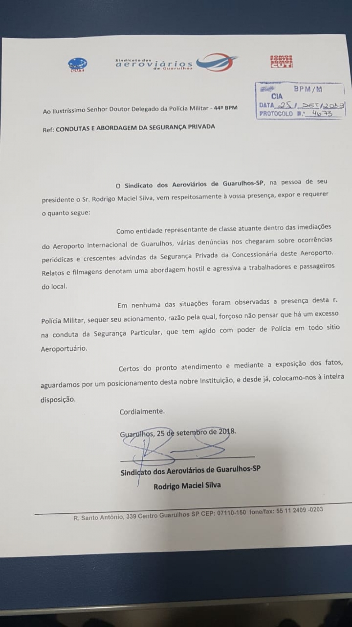 Imagem de Seguranças do GRU Airport agridem trabalhadores e passageiros, denuncia Sindicato dos Aeroviários