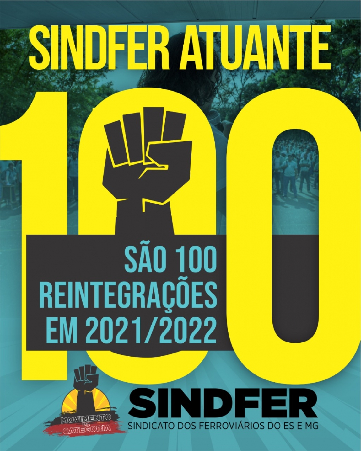 Imagem de Sindicato dos Ferroviários de Vitória anuncia 100 reintegrações de trabalhadores da Vale