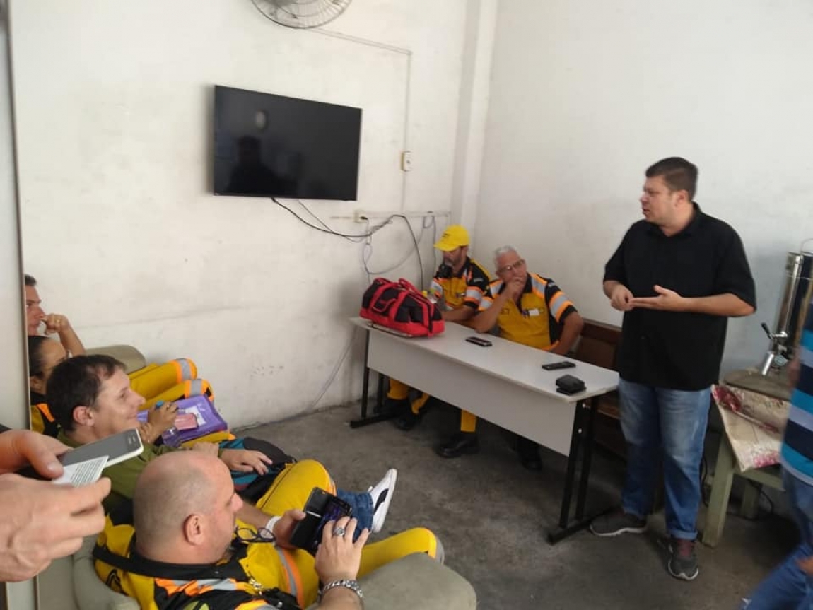 Imagem de SP: Sindviários faz encontros com agentes de trânsito para informar sobre andamento da negociação com a CET 