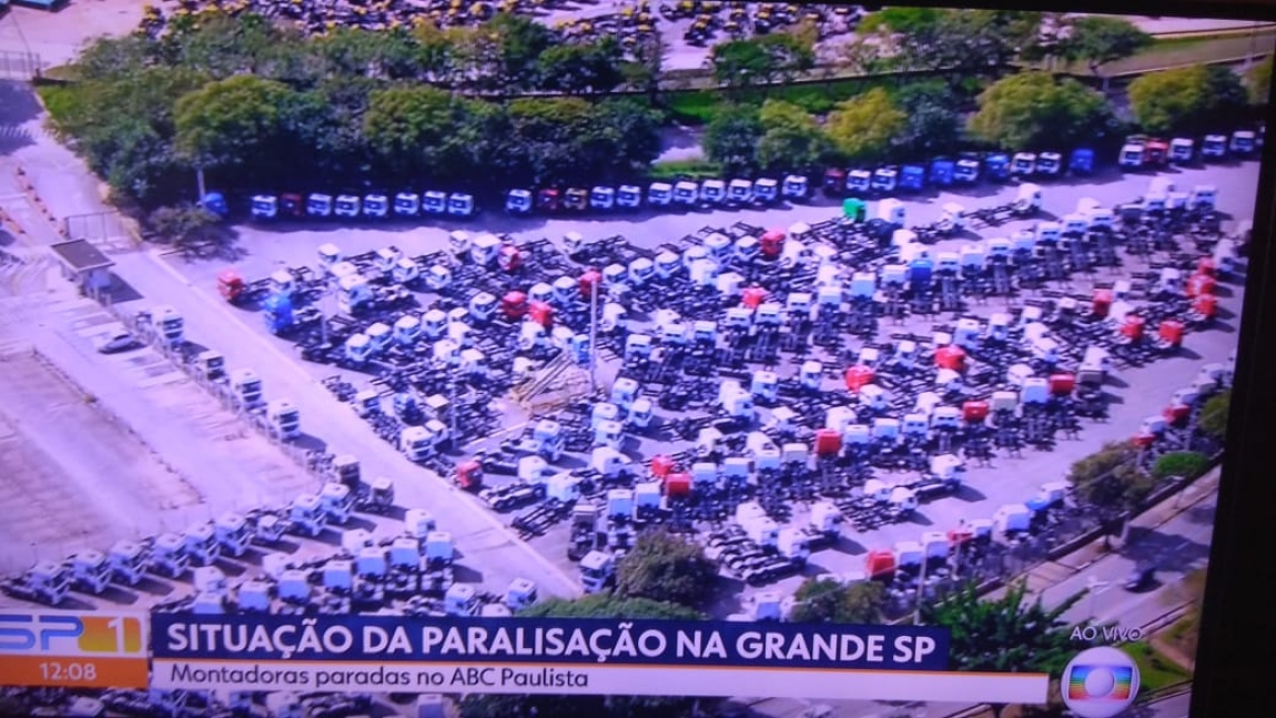 Imagem de #GreveGeral Rodoviários do Grande ABC paulista com garagem lotada na luta contra a reforma da Previdência