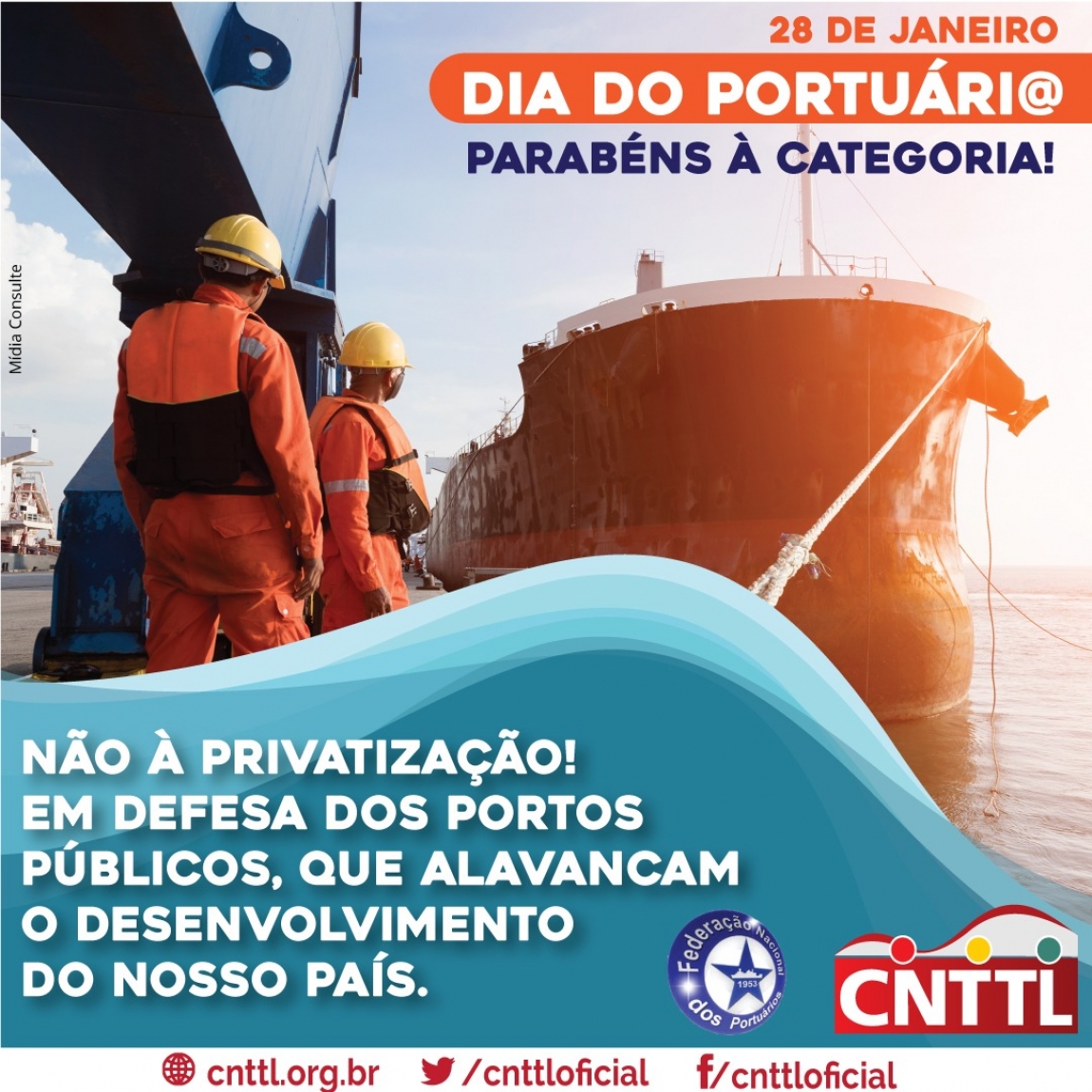 Imagem de CNTTL e FNP parabenizam portuários de todo o país! 
