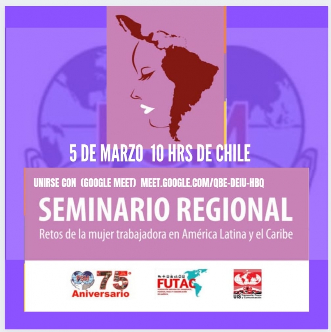 Imagem de Desafios das Mulheres na América Latina e Caribe e os impactos da COVID-19 são temas do Seminário Virtual Internacional da FUTAC