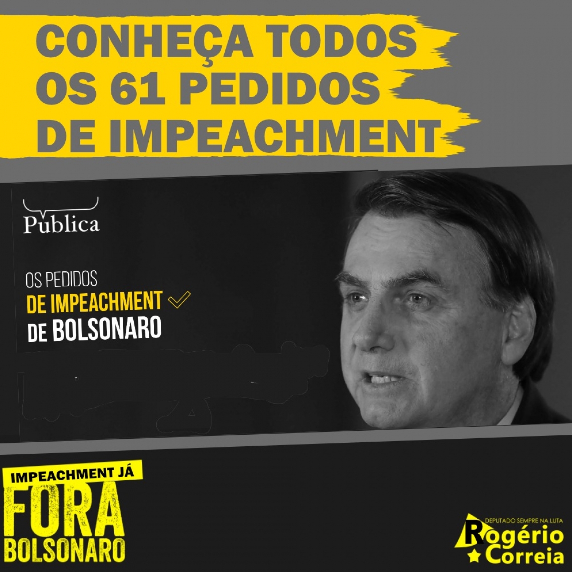 Imagem de Agência Pública levanta 61 pedidos de impeachment na Câmara contra Bolsonaro 
