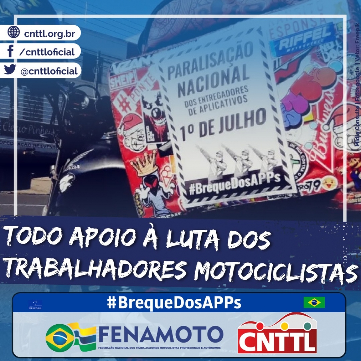 Imagem de Rumo à GREVE: “Vamos desligar nossos Apps no dia 1º de julho”, diz liderança da FENAMOTO