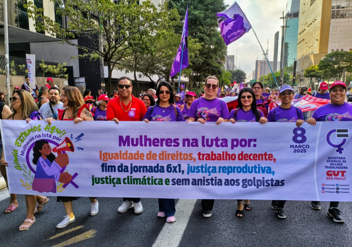 Imagem de Mulheres do transporte participam das atividades do 8 de março