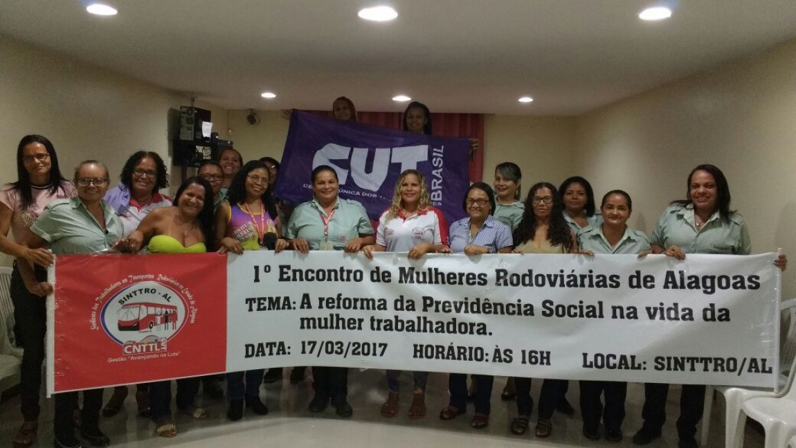 Imagem de Alagoas: Rodoviárias participam de encontro para debater reforma da previdência