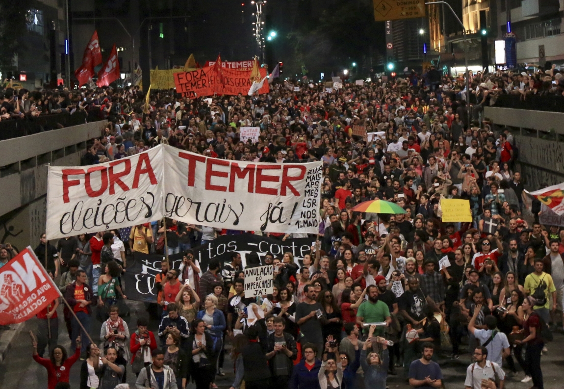 Imagem de CNTTL/CUT quer eleição direta já no Brasil, a Retirada das Reformas e Fora Temer