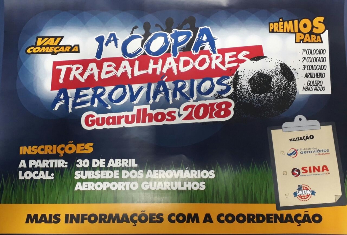 Imagem de Guarulhos: Aeroviários abrem inscrições para 1ª Copa da categoria 