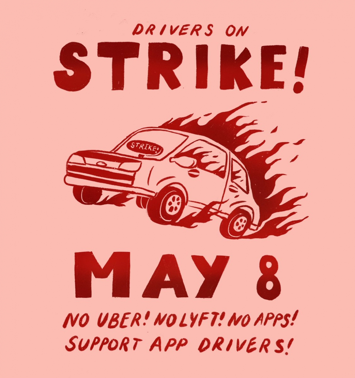 Imagem de CNTTL apoia greve dos motoristas da Uber e Lyft nos Estados Unidos e Reino Unido nesta quarta-feira (8)