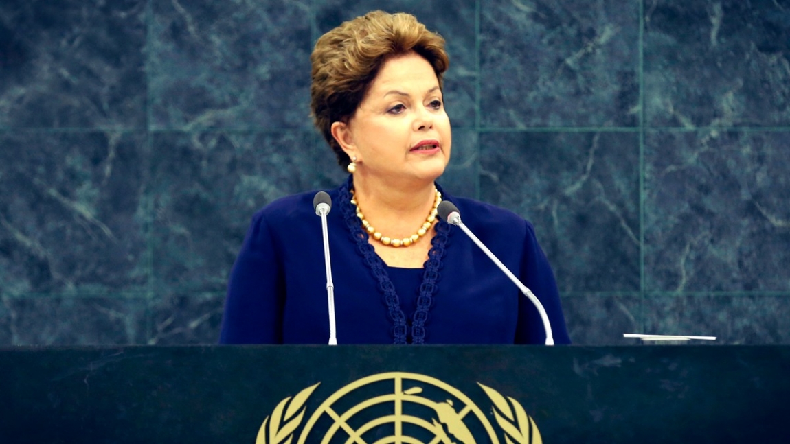 Imagem de Dilma na ONU: “O Brasil não promete, mostra resultados” 