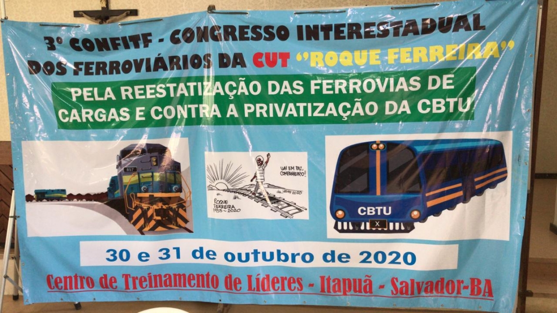 Imagem de 3º Congresso Nacional dos Ferroviários da CUT começa nesta sexta-feira (30)