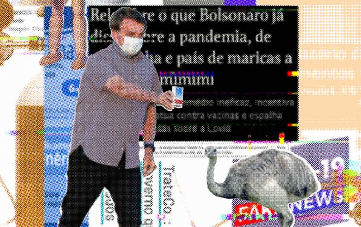 Imagem de Falas de Bolsonaro e desinformação agravam mortes pela covid-19, aponta relatório