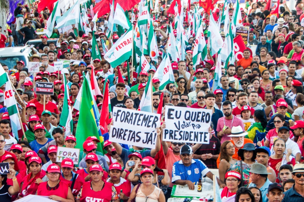Imagem de #OcupaBrasília 24 de maio será a marcha da derrubada do golpista Temer
