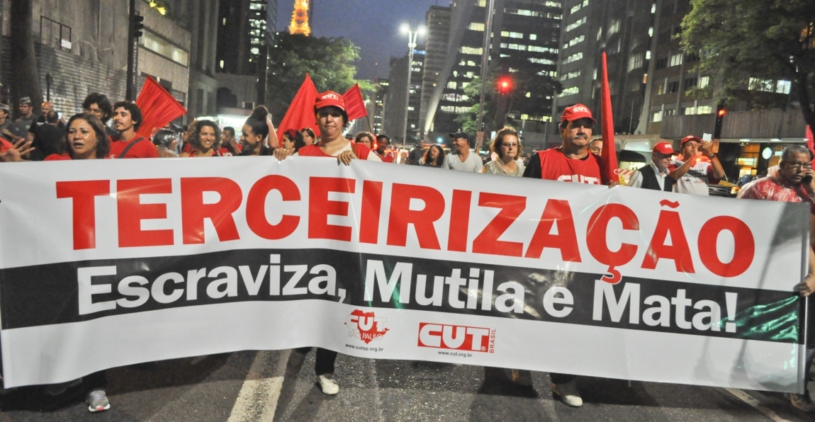 Imagem de Não à precarização: CUT fará ato em Brasília contra o PL 4.330 nesta quarta (22) 