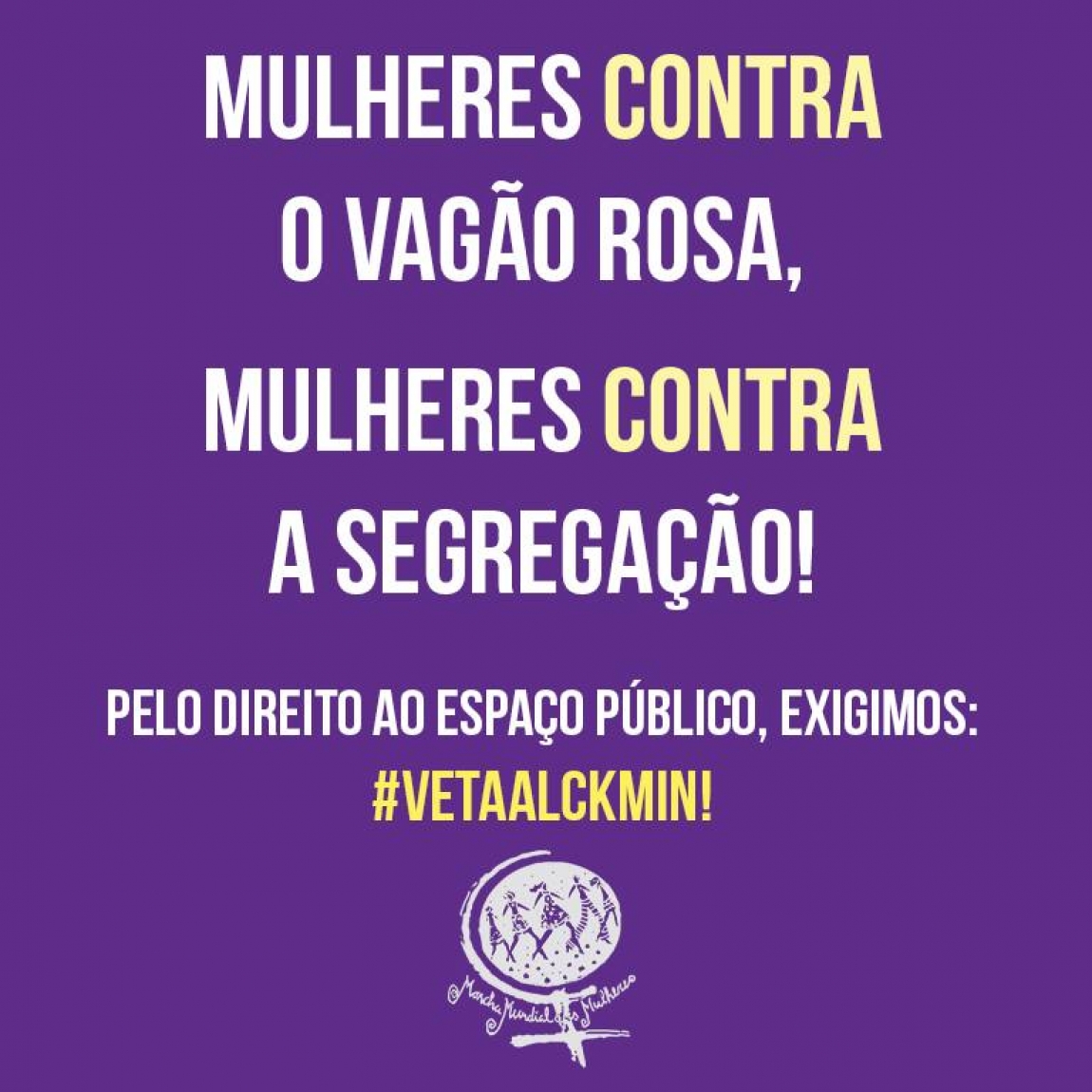 Imagem de Apitaço contra ‘vagão rosa’ acontece nesta quarta-feira (16) Participe!