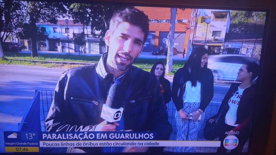 Imagem de #GreveGeral4J Grande imprensa noticia paralisação dos condutores de Guarulhos contra Reforma da Previdência 