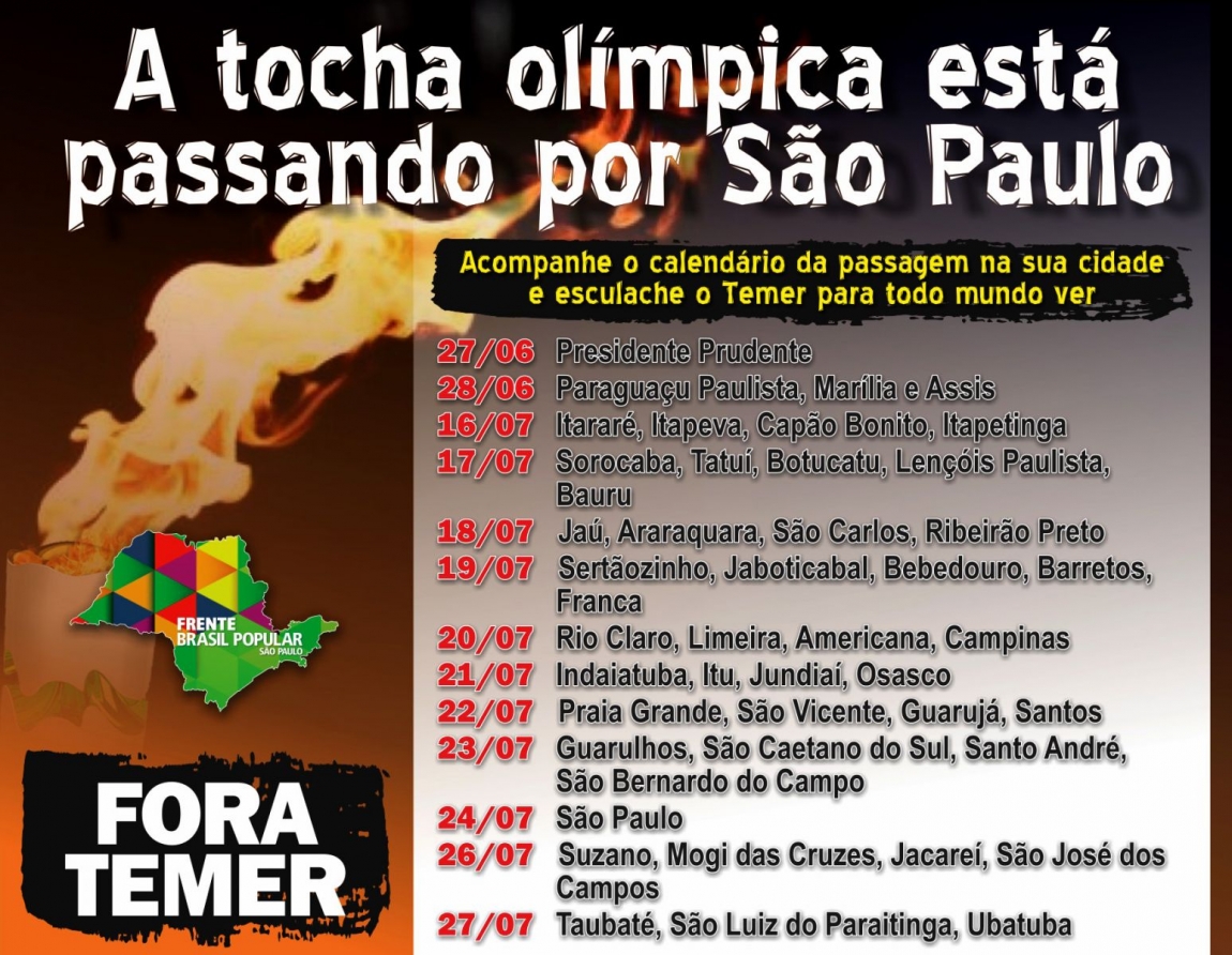 Imagem de Frente Brasil Popular divulga agenda de lutas até novembro