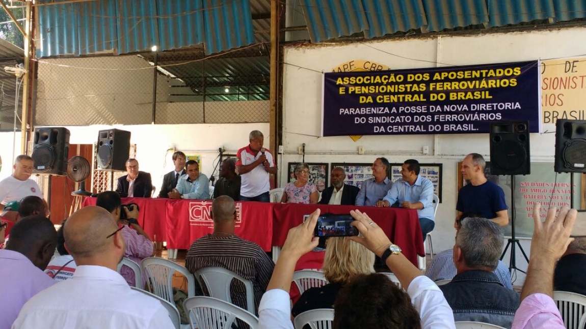Imagem de CNTTL parabeniza nova Direção do Sindicato dos Ferroviários da Central do Brasil