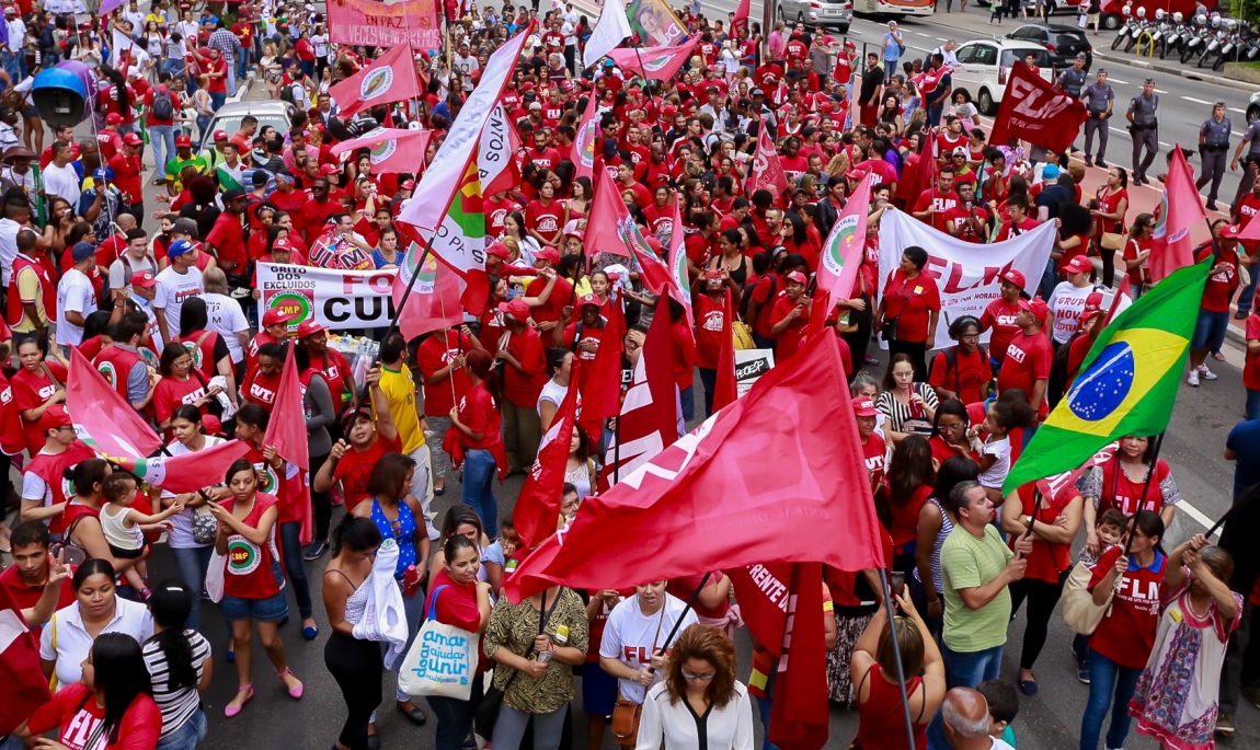Imagem de Ato da Frente Brasil Popular atinge mais de 20 estados 