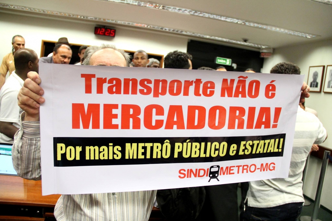 Imagem de CNTTL/CUT participa de audiência pública contra a privatização do metrô de Belo Horizonte