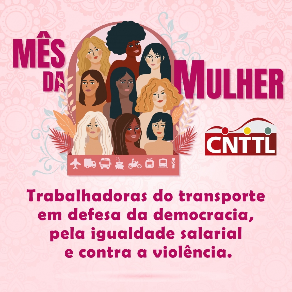 Imagem de Mulheres da CNTTL na luta em defesa dos direitos e contra violência